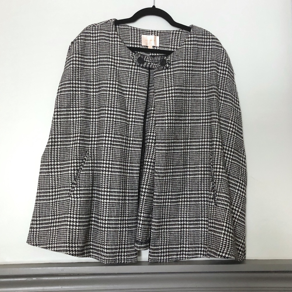 Stitch Fix Plaid Cape
